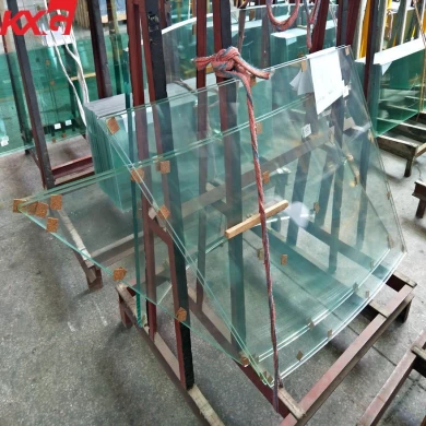 Interior exterior glass balustrade 8mm 10mm 12mm 15mm curved tempered glass