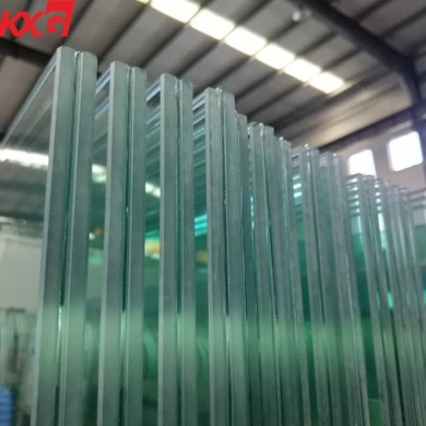 KXG 17.52 mm may tempered laminated glass wholesale, 884 low iron toughened laminated glass factory