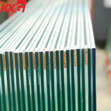 KXG factory price VSG 10mm+1.52+10mm safety toughened laminated glass, 21.52mm clear tempered laminated glass