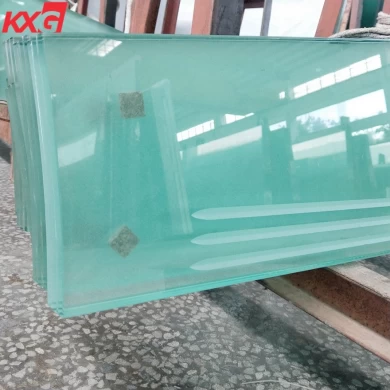 KXG factory price custom size 13.52mm 17.52mm 21.52 frosted opaque translucent tempered laminated glass 664 884 price