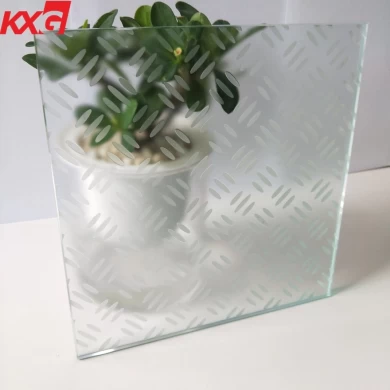 KXG high quality 12+12+12mm SGP tempered laminated glass,anti slip transparent/translucent glass stair