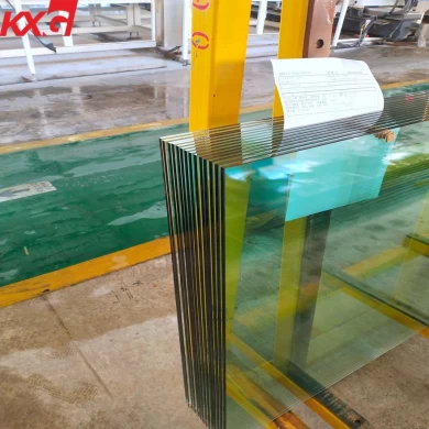 Kunxing 6mm clear tempered glass, door windows safety glass, China safety building glass factory