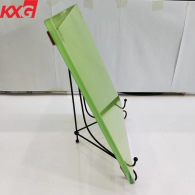 Tempered silk screen printing glass manufacturer,ceramic frit color painted tempered glass factory