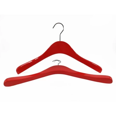Customized color wooden hanger wooden coat hanger for clothing
