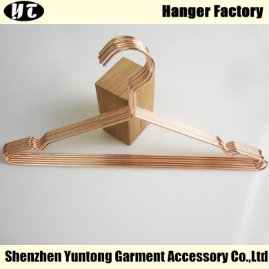 Copper metal clothes hanger wholesale China hanger supplier factory [MC-001]