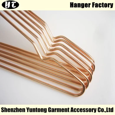 Copper metal clothes hanger wholesale China hanger supplier factory [MC-001]