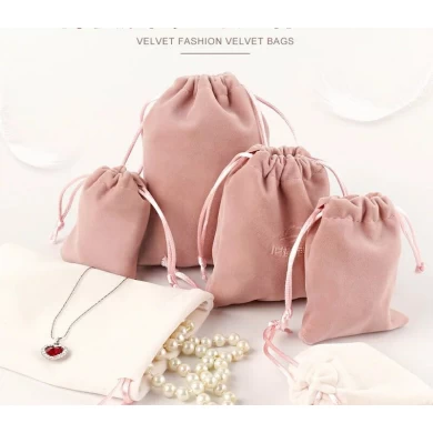 Borse porta abiti di lusso in velluto rosa fornitore Cina appendini [BAG001]