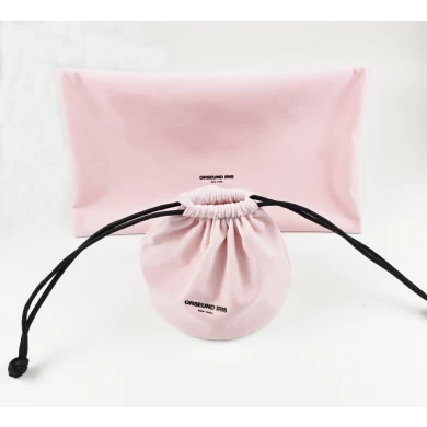 Süße rosa China Kleiderbügel Lieferant Luxus Samt Kleidersäcke [BAG001]