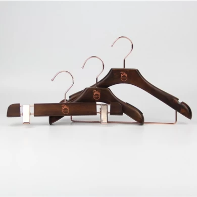 WHG--Custom brand baby coat wooden clothes hanger