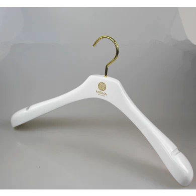 WSW-004 white wooden top hanger pant hanger for women