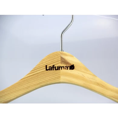 WSW-007 Women Clothes Hanger in Natural Wood Finish
