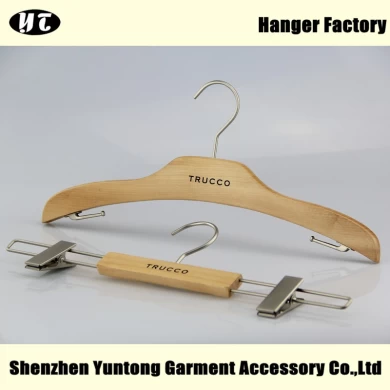 WSW-011 Good quality display wooden hanger clothes hanger
