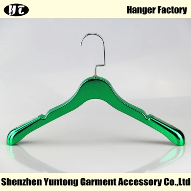 WTE-008 green color plated hanger new style coat hanger for women dress