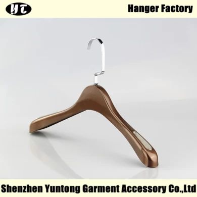 WTE-009 brown palstic electroplating top hanger for woman