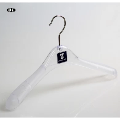 WTP-005-hochwertige Kunststoff Kleiderbügel für Dame billige Kunststoff-Aufhänger mit Kerben für Anti-Rutsch