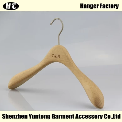 WTW-002 beech wooden coat hanger china hanger supplier