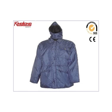 Abbigliamento da lavoro invernale in poliestere 100% nylon, giacca protettiva antivento completa