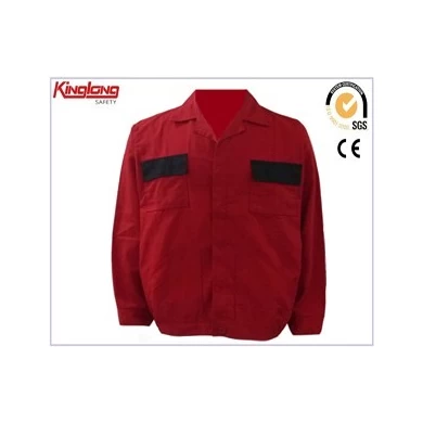 100% Polyester Red Jacket On Sale,Cheap Working Jacket For Men Wholesale