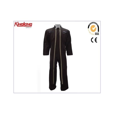 100%cotton Men's Coverall With 2 long zipper,Safety workwear coverall Supplier