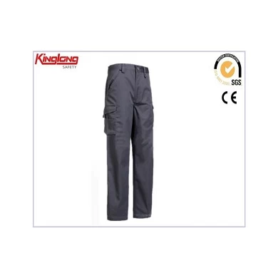 100% telas de algodón pantalones cargo para hombre pantalones/pantalones de trabajo duraderos ropa de trabajo/uniformes de moda genial