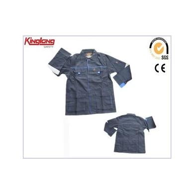 Giacca da lavoro blu navy di sicurezza di alta qualità in cotone 100% per il mercato saudita