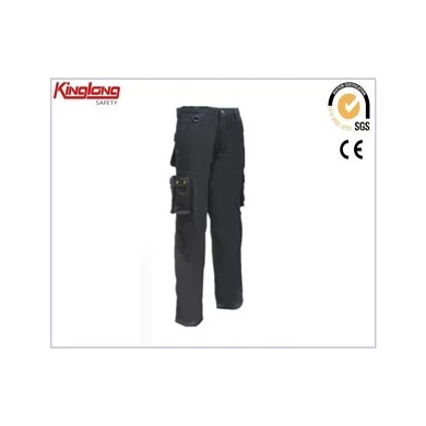 2016 teachta nua pant dubh mórdhíola, il-pócaí pant durable le cnaipe agus zipper