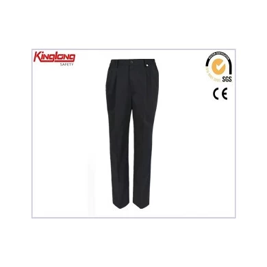 Black wholesale high quality trousers for men,casual leisure workwear cargo pants