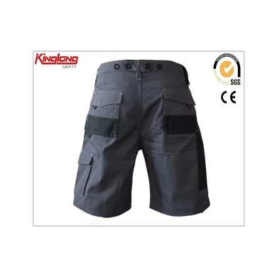 Fabricante de China de pantalones cortos casuales de lona, ​​pantalones cortos de verano de alta calidad con triple costura