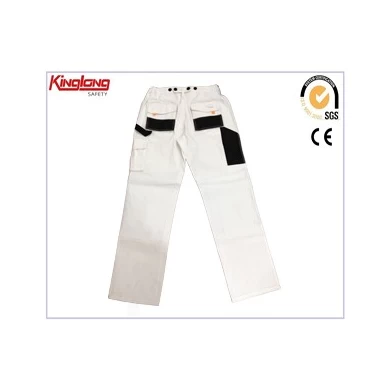 Płócienne wytrzymałe spodnie cargo dostawca Chiny, białe płócienne spodnie robocze Producent