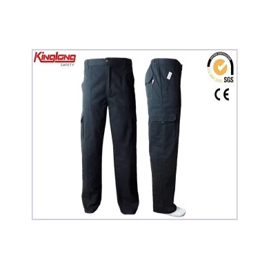 Spodnie robocze Cargo, męskie szare spodnie robocze Cargo, 100% bawełna męskie szare spodnie robocze Cargo