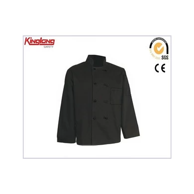 Jaleco de chef, uniforme de restaurante, camisa de trabalho e jaleco de uniforme de restaurante