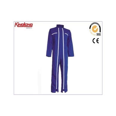China Coverall Uniform Supplier, Double Zippler Work Coverall Suit