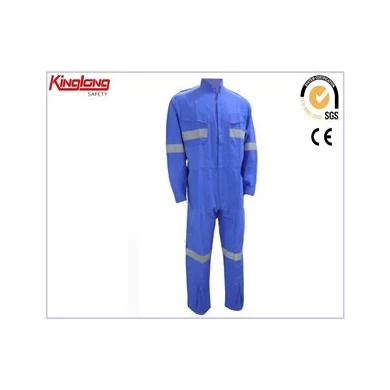 Roupa de trabalho de algodão de fábrica da China, macacão de trabalho de segurança para homens