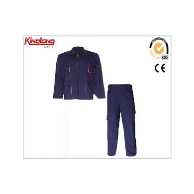 China Fabricage polykatoen jack en broek, outdoor werkuniform voor heren