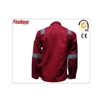 Čínský výrobce bavlněná reflexní pracovní bunda, vysoce viditelná pracovní bunda pro muže