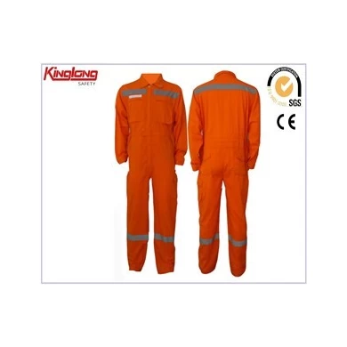 Werkkleding overall van Chinese fabrikant met reflector, reflecterende veiligheidsoverall voor heren