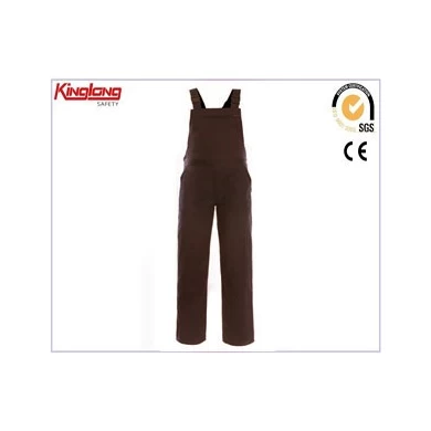 China Supplier 100% Cotton Bib Pants,Unisex Bib Brace Wholesale