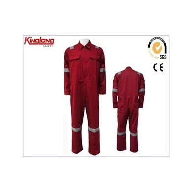 China Supplier 100% Cotton Coverall,Long Sleeves Work Clothes