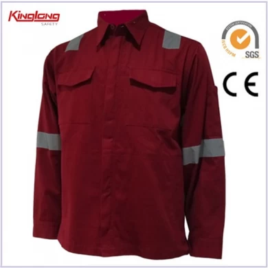 China Supplier 100% Cotton High Visibility Jacket,Safety Reflective Workwear for Men