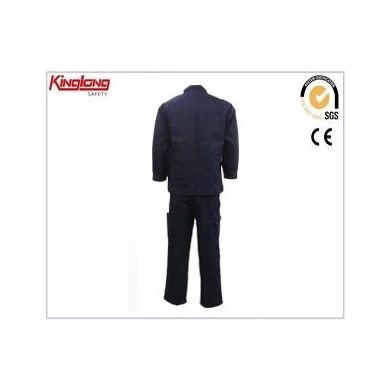 China Supplier 100% Cotton Long Sleeves Jacket and Pants,Work Uniform Wholesale