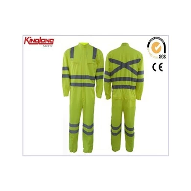 China Supplier 100% Polyester Workwear Coverall,High Visibility Coverall for Men