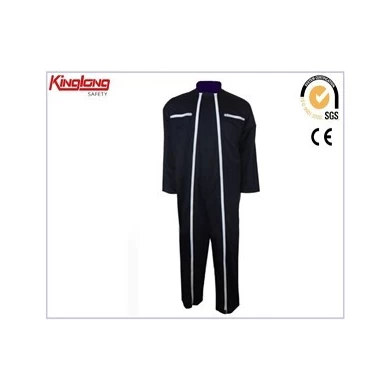 China Supplier 2 Zipper Coverall,100% Cotton Workwear Coverall