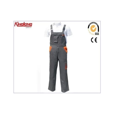 China Supplier Cotton Bib Pants,Unisex Bib Brace Workwear