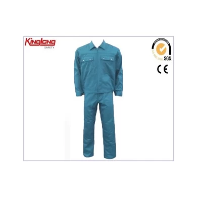 Jaqueta e calça de algodão para fornecedor da China, uniforme de trabalho masculino 100% algodão