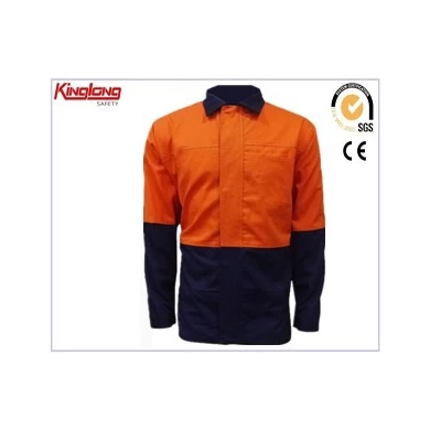 China Supplier Cotton Work Jacket,Reflective Long Sleeves Safety Jacket