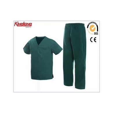 Униформа больницы поставщика Китая, медицинский скраб медсестры 100% хлопок