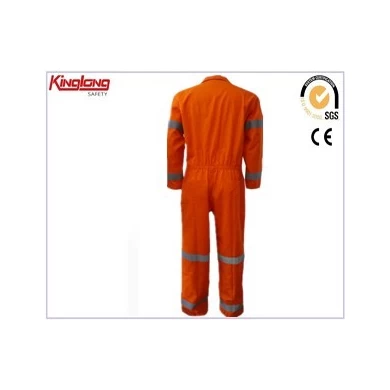 China Supplier Long Sleeves Coverall,Cotton Coverall with Reflector