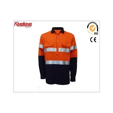 Calças e camisa do fornecedor da China, traje de alta visibilidade para segurança