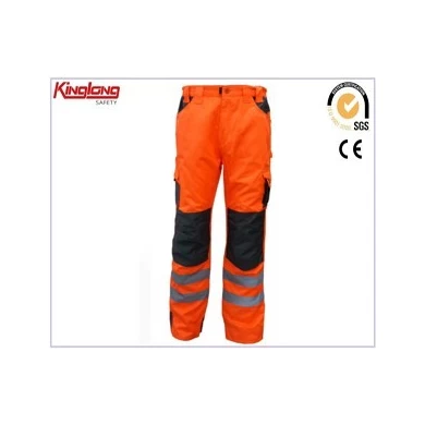 China Supplier Polycotton Cargo Pants,Reflective Safety Work Trousers
