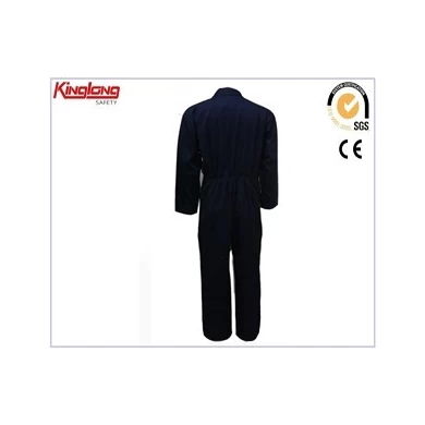 An tSín Mórdhíol 100% Cotton Coverall, Éide Gorm Dubh Unisex d'oibrithe